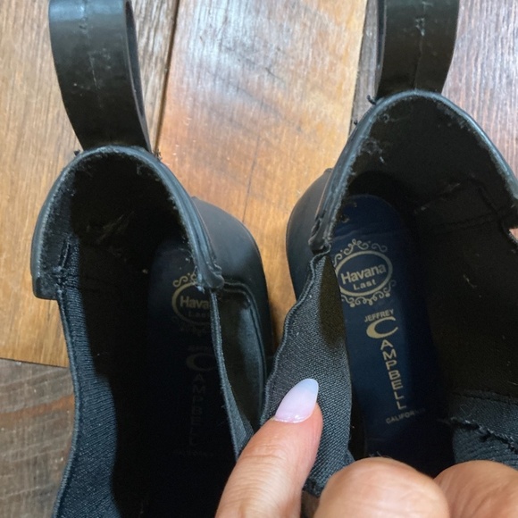 Jeffrey Campbell Havana Last Black Chelsea Rain Boots Women’s Size 11 - Picture 5 of 9